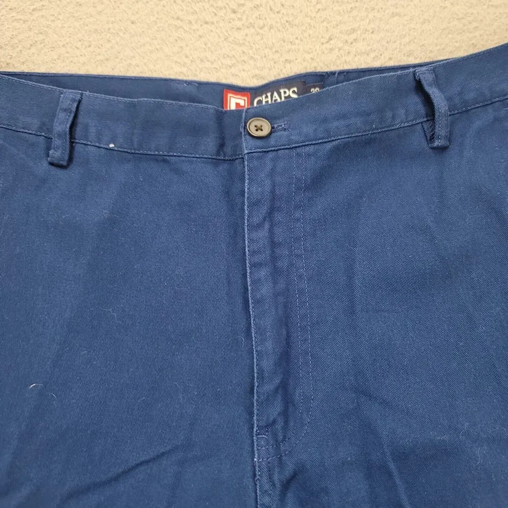 Chaps Shorts Mens 38 Blue‎ Cargo Chino 10